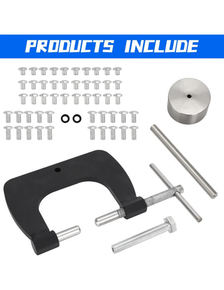 Kit de Remaches Semi Tubulares Foruly 50 Piezas para Reparación