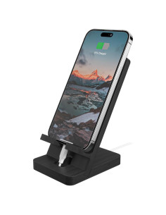 Soporte para teléfono móvil T TARANTO negro portátil