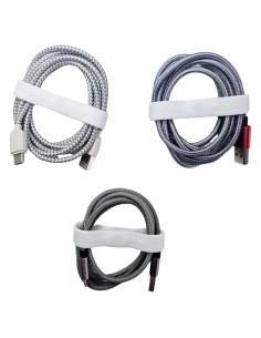 Organizador de Cables Magnético GoCJ | Paquete de 6 | Silicona
