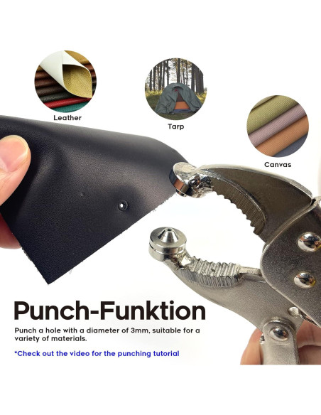 Herramienta de Sujetador a Presión Rexhubro con 60 Sujetadores