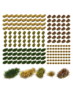 288 Piezas de Hierba Estática Autoadhesiva Redbaker DIY