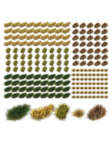 288 Piezas de Hierba Estática Autoadhesiva Redbaker DIY