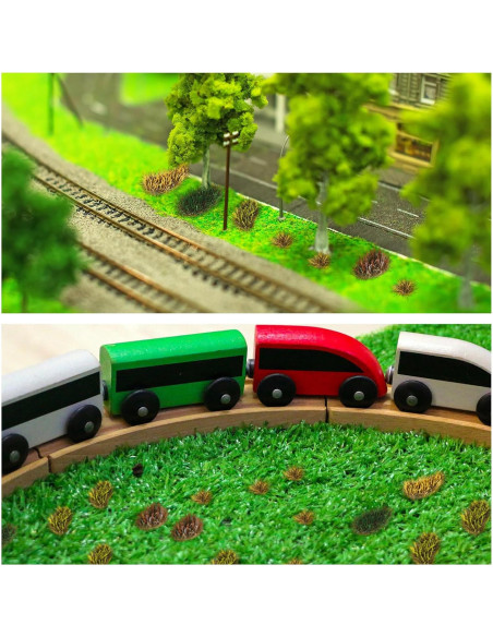 288 Piezas de Hierba Estática Autoadhesiva Redbaker DIY