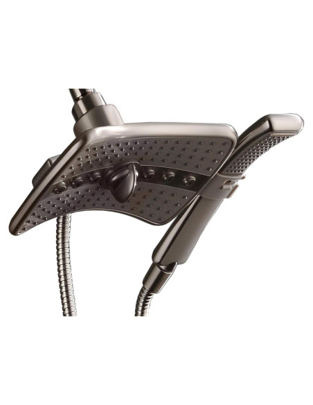 Combo Ducha de Niquel Cepillado DUCHAS BRILLANTES 1.52m