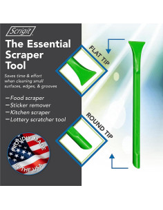 Raspador de Plástico Scrigit Scraper - Paquete de 3, Sin Rayones 2