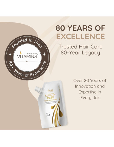 Mascarilla Acondicionadora Profunda H.Y. Vitamins 100ml - Keratina Biotina Colágeno