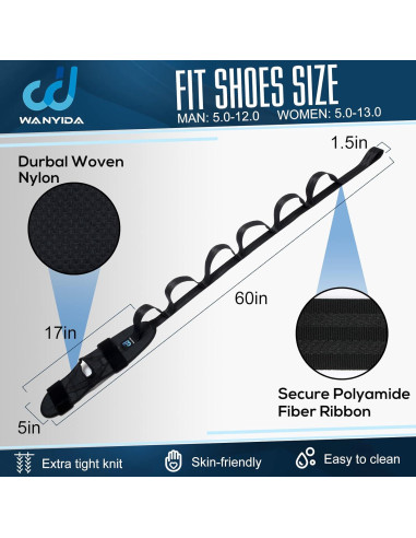 Estirador de pies y pantorrillas WANYIDA para rehabilitación
