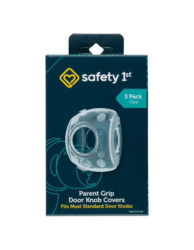 Cubiertas de pomo de puerta Safety 1st - 3 unidades, transparentes