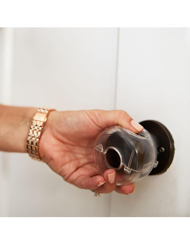 Cubiertas de pomo de puerta Safety 1st - 3 unidades, transparentes