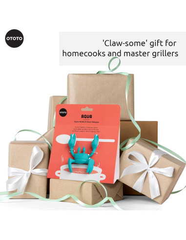 Soporte de Utensilios de Silicona OTOTO Aqua Cangrejo Antideslizante