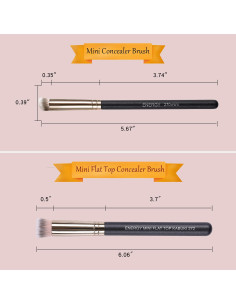 Conjunto de Brochas Kabuki ENERGY 2 Pcs para Maquillaje de Ojos 2