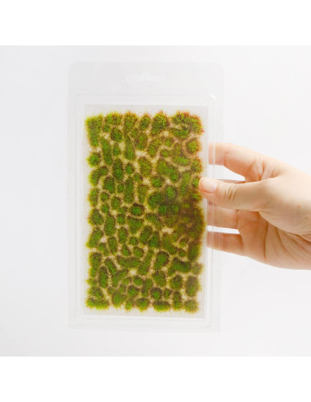 Kit de Hierba Estática Rileryan 190 Piezas Verde para Diorama