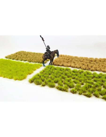 Kit de Hierba Estática Rileryan 190 Piezas Verde para Diorama