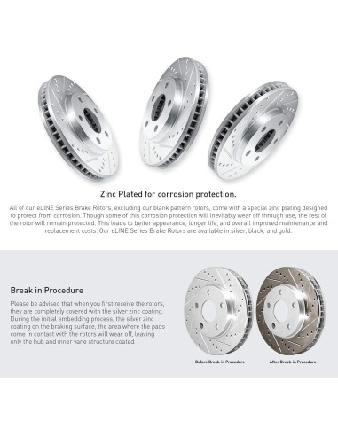 Kits de Frenos Delanteros R1 Concepts eLine Cerámicos Toyota