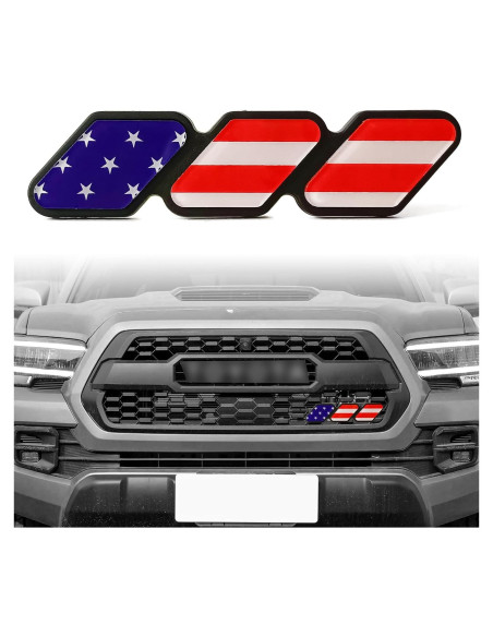 Insignia Decorativa de Rejilla CmeRto Rojo 10,13 cm para Toyota