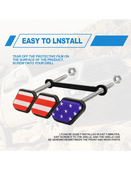 Insignia Decorativa de Rejilla CmeRto Rojo 10,13 cm para Toyota