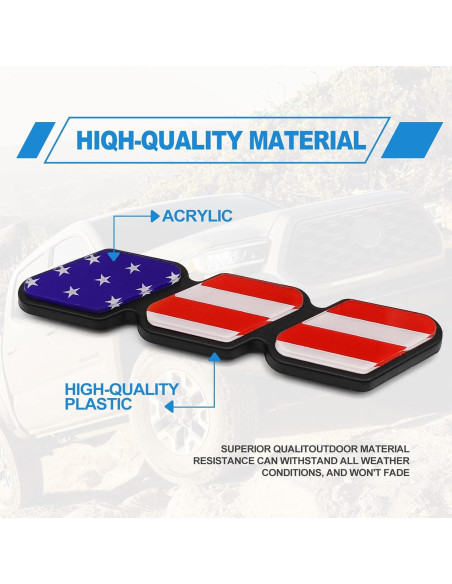 Insignia Decorativa de Rejilla CmeRto Rojo 10,13 cm para Toyota