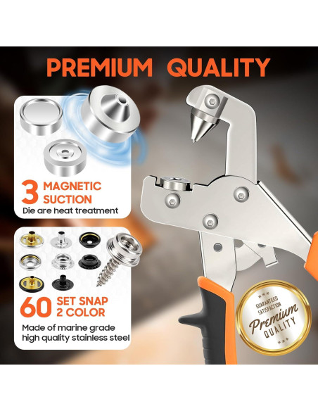 Kit de Sujetadores Toolhoper con Herramienta y 220 Piezas