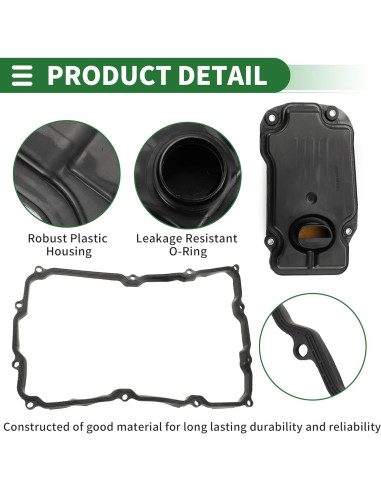 Kit de Filtro de Transmisión Automática Motoforti para Toyota Tundra 2015-2021