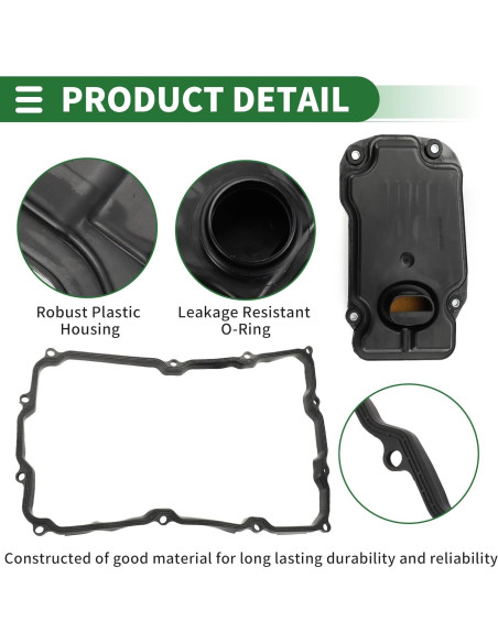 Kit de Filtro de Transmisión Automática Motoforti para Toyota Tundra 2015-2021