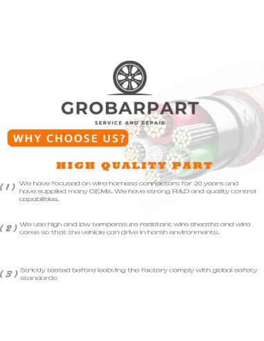 Conector de Ventilador de Refrigeración Radiador GROBARPART 3 Pin