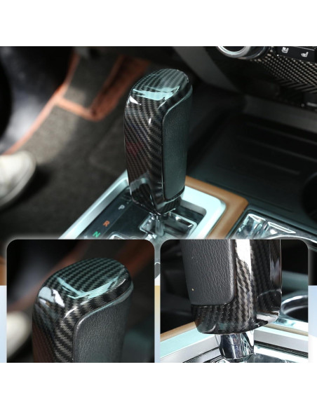 Cubierta Cambio Marchas LLKUANG Toyota Tundra 2014-2021 Fibra Carbono
