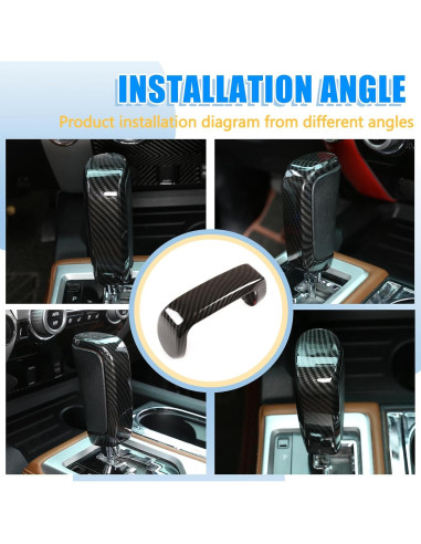 Cubierta Cambio Marchas LLKUANG Toyota Tundra 2014-2021 Fibra Carbono