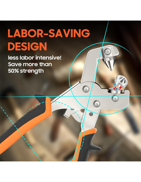 Kit de Sujetadores Toolhoper con Herramienta y 220 Piezas