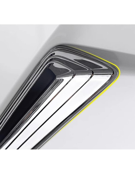 Marco de Luz de Niebla Delantera JIEOSDIN Cromo Toyota C-HR 2018-2019