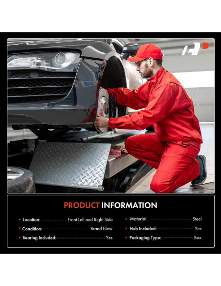 A-Premium Ejes de Dirección y Rodamientos Toyota Corolla 2014-2018