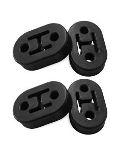 Soporte de Escape de Goma BSAMZO 4 Pcs Universal Ajustable