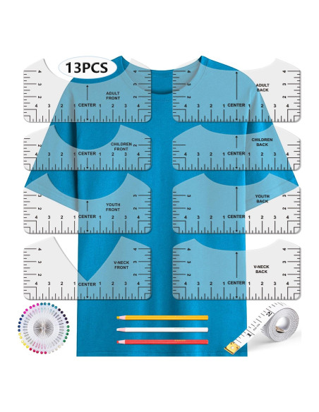 Herramienta de Alineación para Camisetas OURJOY 13 Piezas