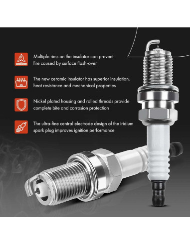 Conjunto A-Premium 4 Bobinas Encendido y Bujías Iridio Toyota