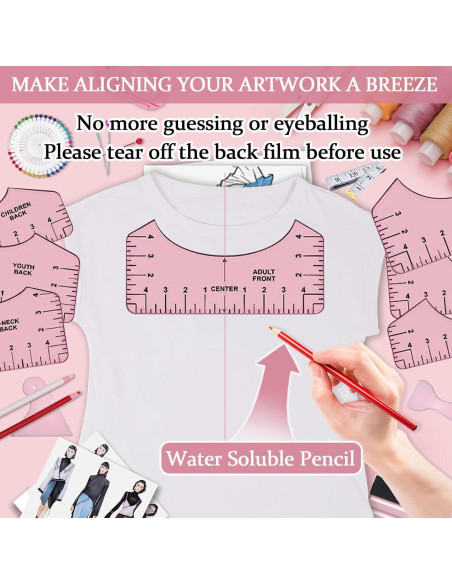 Kit de herramientas para sublimación de camisetas QUKLOGEN 66 piezas