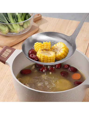 Colador de Acero Inoxidable 304 Bryantye 35.3 cm para Cocina