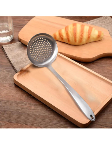 Colador de Acero Inoxidable 304 Bryantye 35.3 cm para Cocina