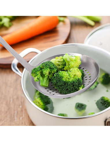 Colador de Acero Inoxidable 304 Bryantye 35.3 cm para Cocina