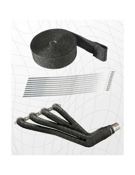 Funda Térmica de Escape SCUARI 2" x 15.24m Negro