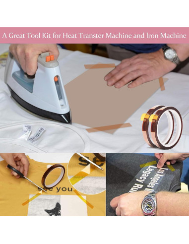 Kit de herramientas para sublimación de camisetas QUKLOGEN 66 piezas
