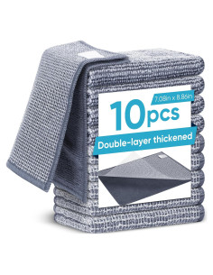 10 Paños de Alambre No Rayante Forggon 2 Capas 18x22.5 cm