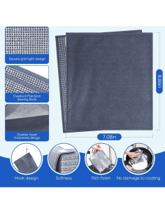 10 Paños de Alambre No Rayante Forggon 2 Capas 18x22.5 cm 2