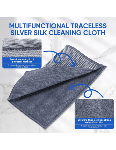 10 Paños de Alambre No Rayante Forggon 2 Capas 18x22.5 cm