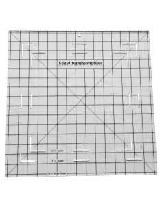 Regla de Alineación HONEYSEW 40x40 cm para Camisetas