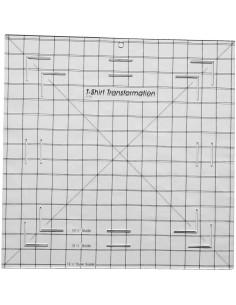 Regla de Alineación HONEYSEW 40x40 cm para Camisetas 2