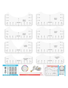 Guía de Reglas para Camisetas Belalasuyu - 8 Piezas PVC