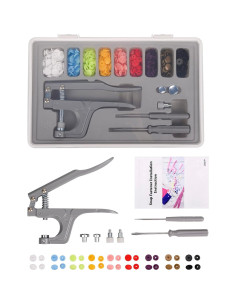 Kit de Broches de Plástico LBTEE con Alicate y 100 Juegos 2