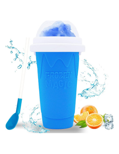 Copa Squeeze Hoinvaet para Slushy Mágico Azul 1 Cuenta