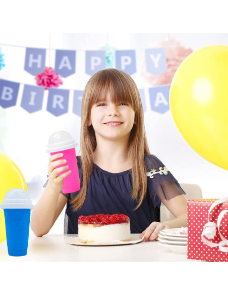 Copa Squeeze Hoinvaet para Slushy Mágico Azul 1 Cuenta