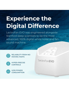 Máquina de Ruido Blanco LectroFan EVO Adaptive Sound 22 Sonidos 2