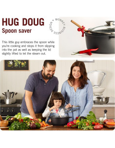 Soporte para Cucharas de Silicona Monkey Business Hug Doug 2